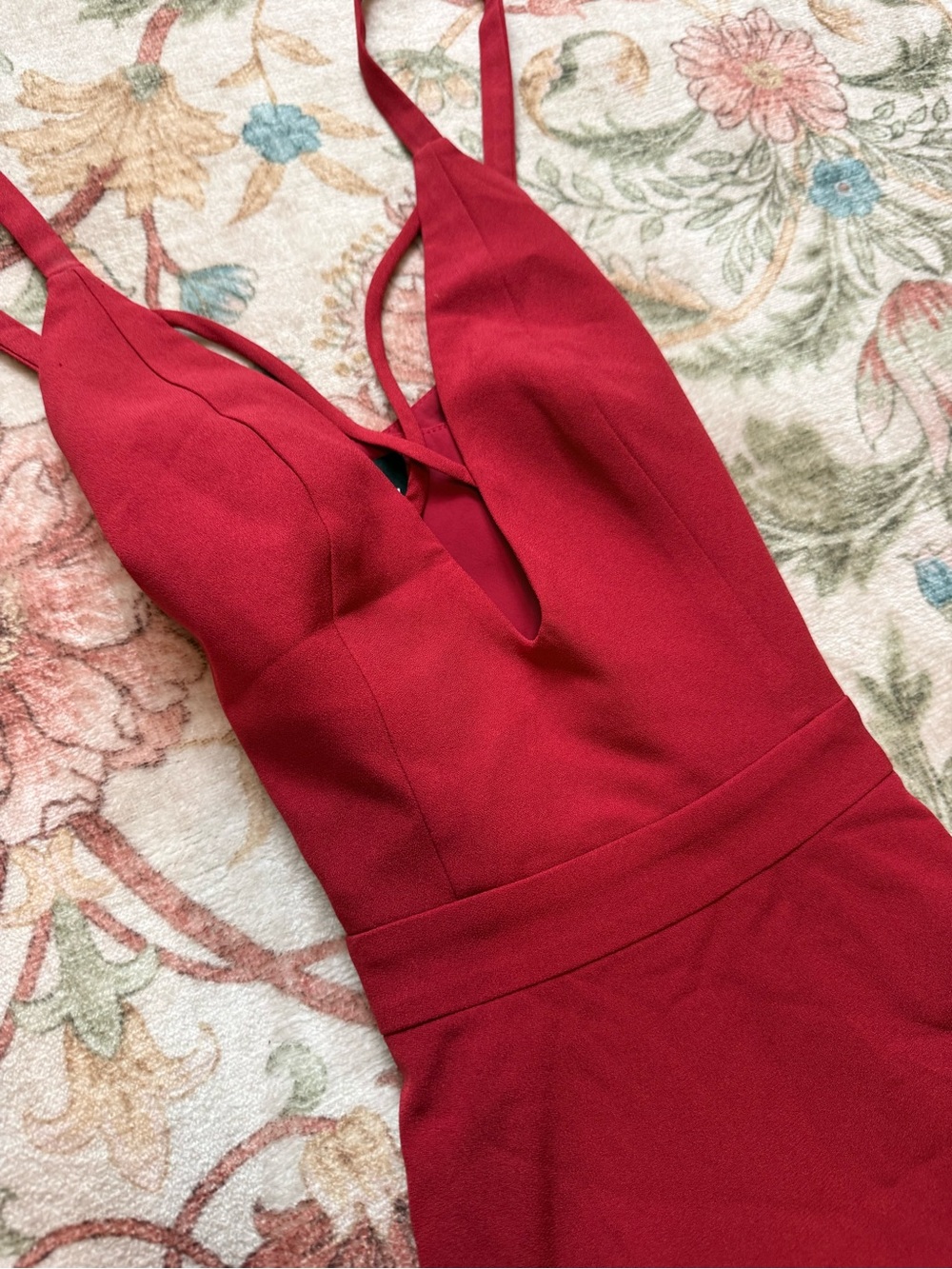 NBD X NAVEN TWINS mini red dress - Picture 4 of 6